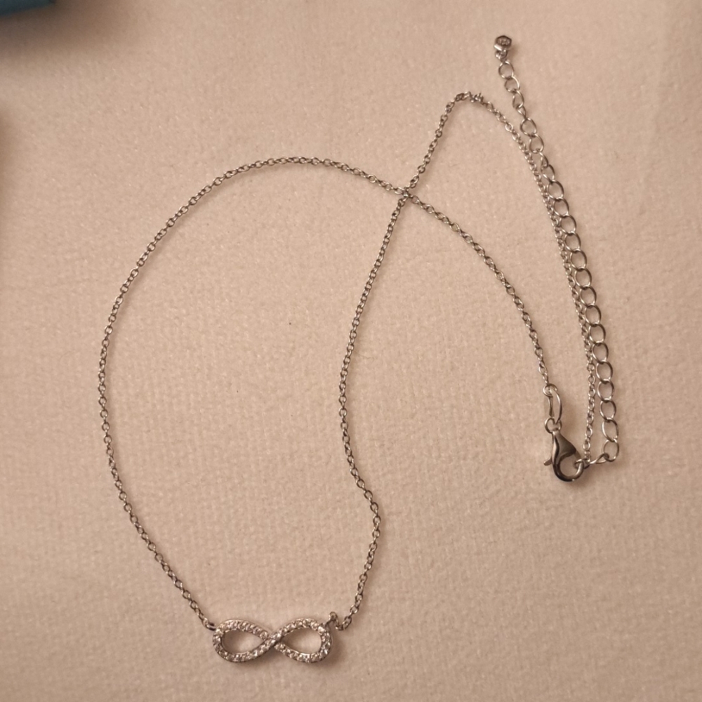 Touchstone Crystal Infinity Necklace - Picture 4 of 4